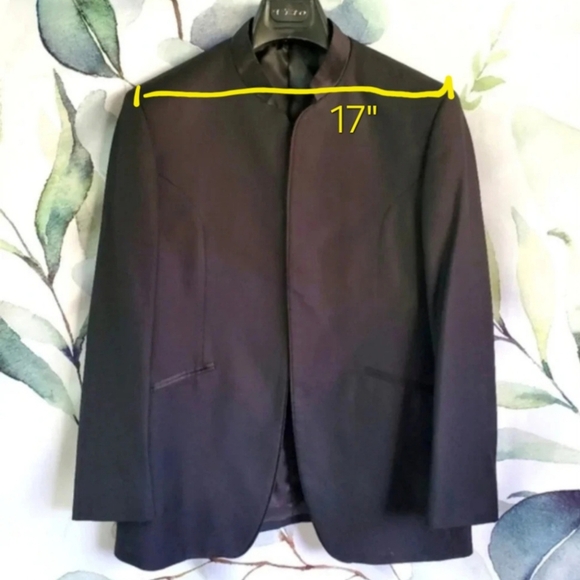 FERRECCI | Uomo Mirage Super 150 Suit/Tuxedo Jacket in Black sz 40S - Picture 7 of 7